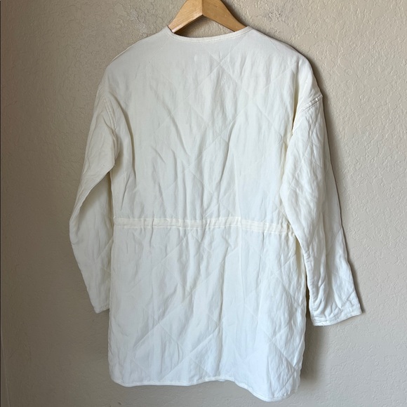 Marine Layer ivory quilted tiff relaxed fit jacket - Picture 9 of 11